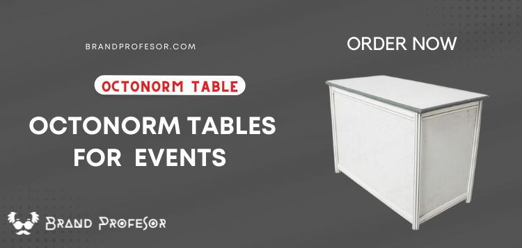 Best Quality Stall Tables On Rent Octonorm Tables