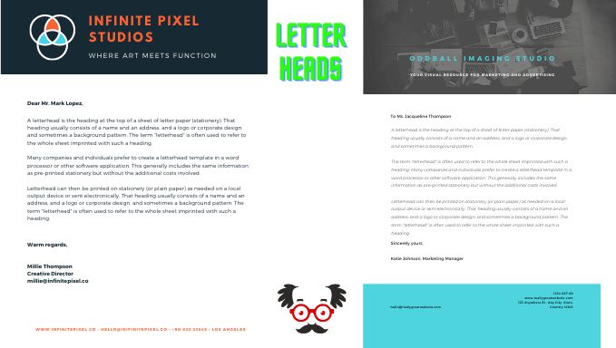 Letter Heads Online Delivery Letter Heads Online Delivery